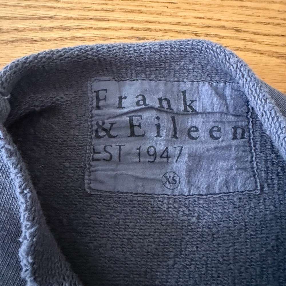 Frank & Eileen Effie Long Sleeve Funnel Neck Capelet in Elephant Grey, Size XS - Picture 11 of 11